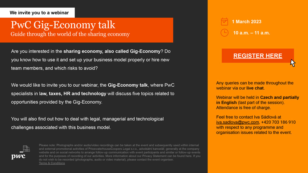 Gig Economy talk CZ 1