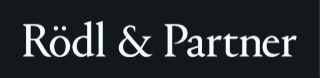 RödlPartner Logo weiss auf schwarz