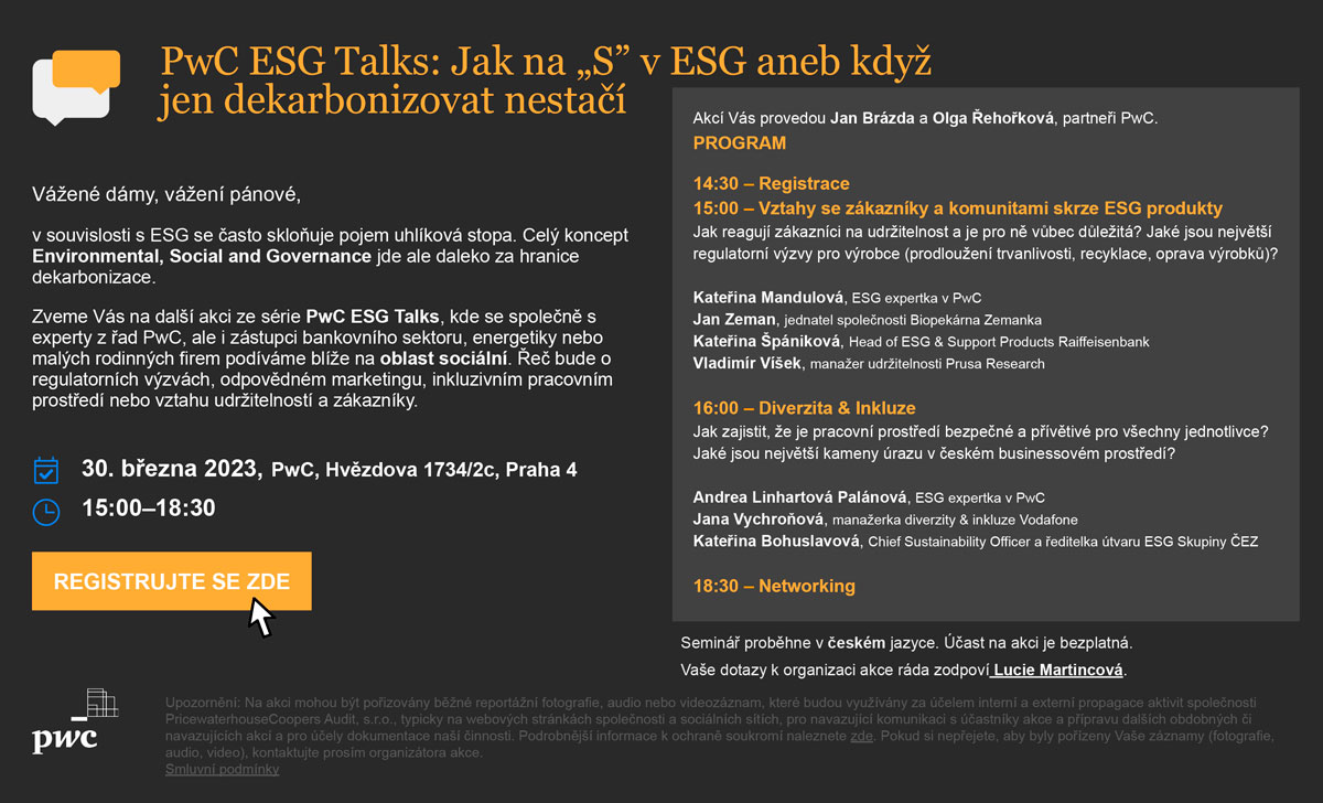 ESG talk CZ text