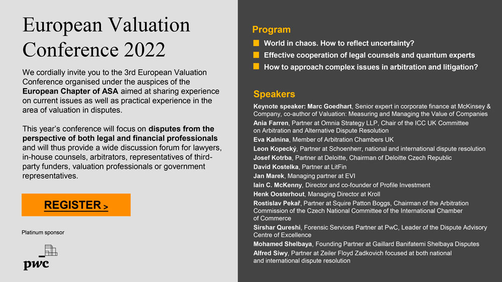 Invitation ASA European Valuation Conference text2